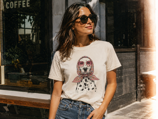 Dalmatian in a Scarf Tee