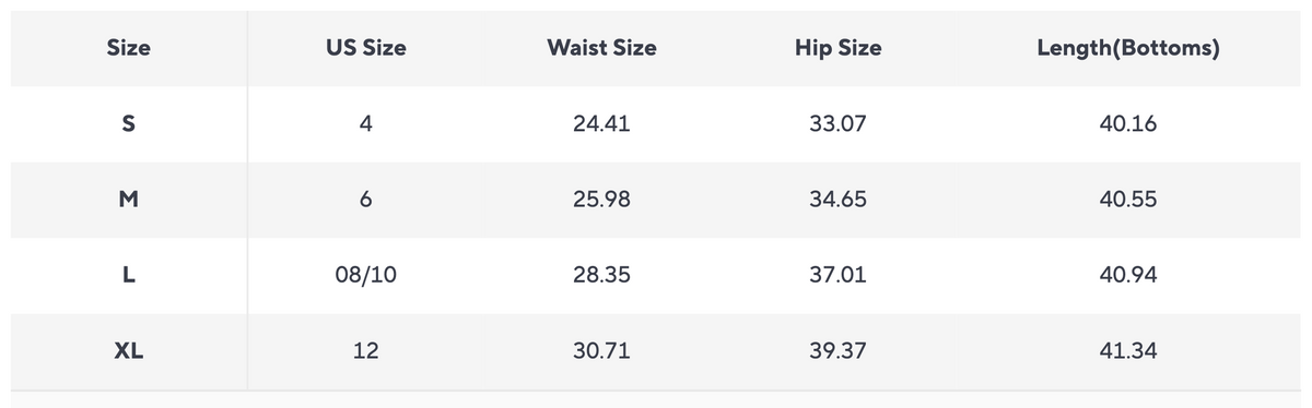 Size guide