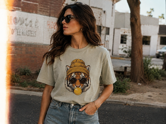 Tiger in a hat Tee