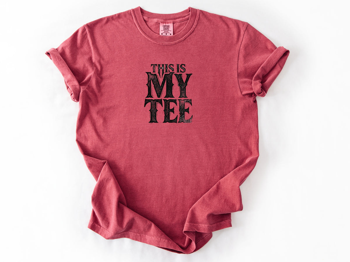 This is my tee Tee
