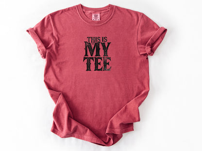This is my tee Tee