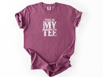 This is my tee Tee