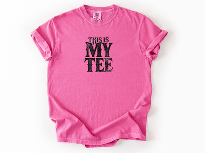 This is my tee Tee