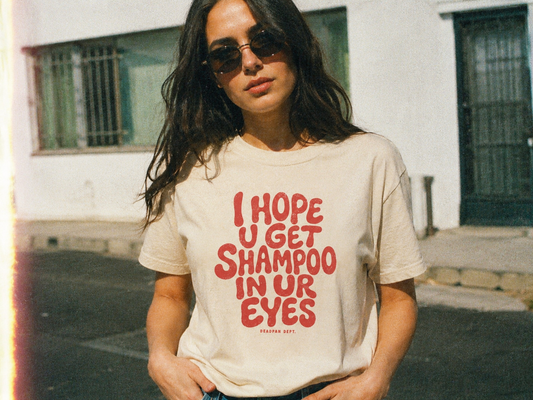 I hope u get shampoo Tee