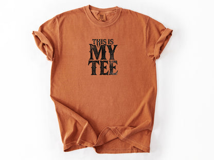This is my tee Tee