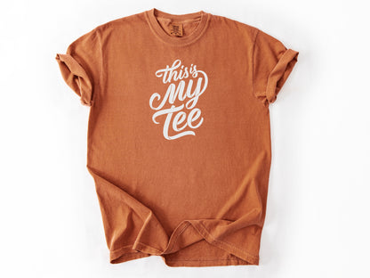 this is my tee Tee