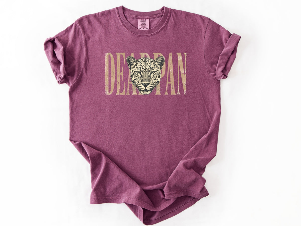 Deadpan leopard Tee