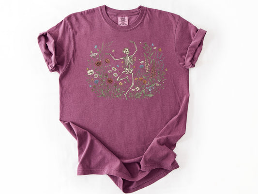 Wildflower skeleton Tee