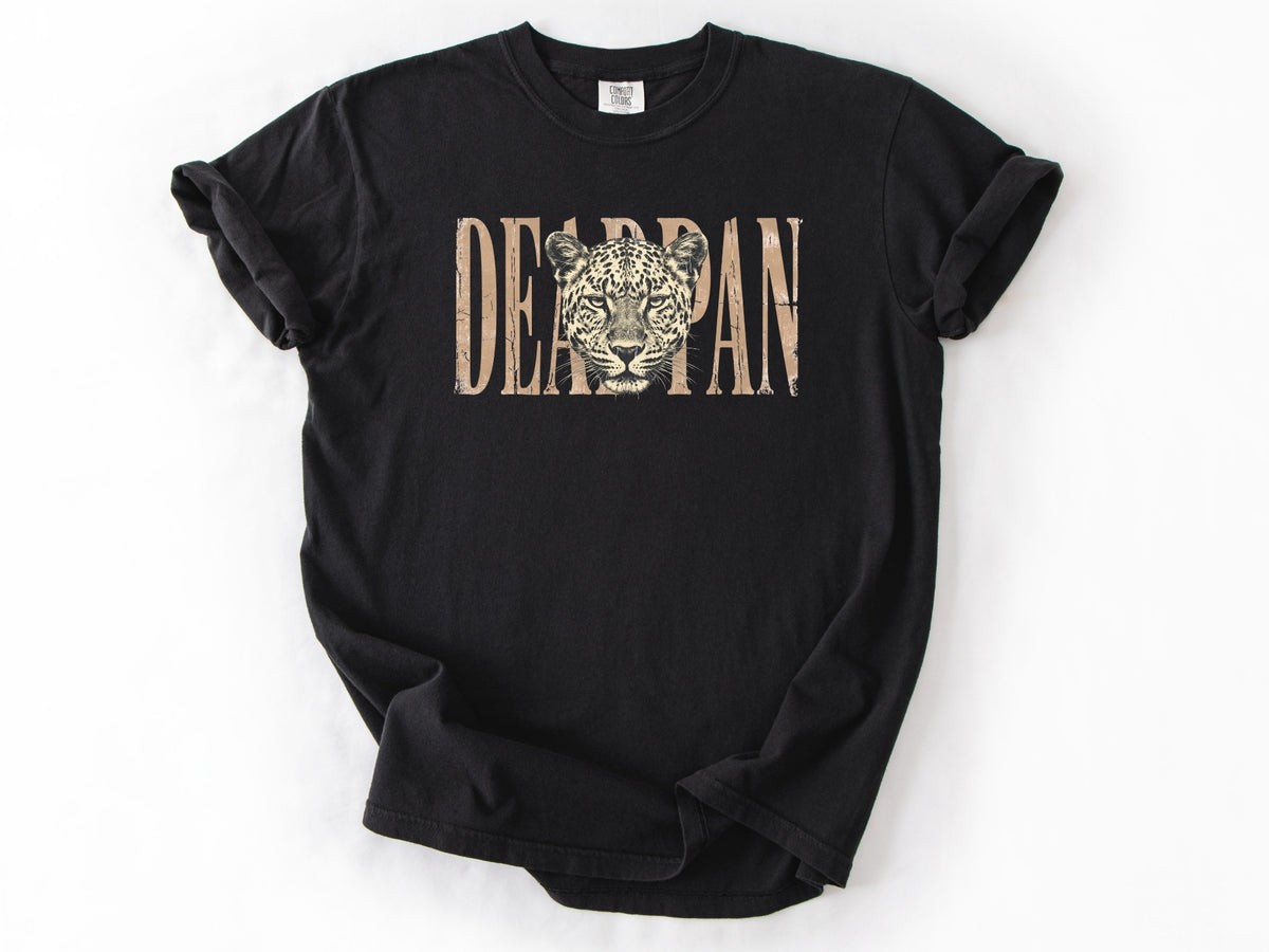 Deadpan leopard Tee