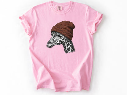 Giraffe in a hat Tee