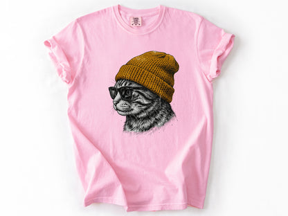 Cat in a hat Tee