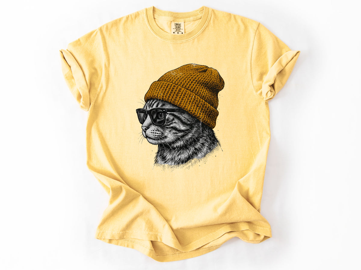 Cat in a hat Tee
