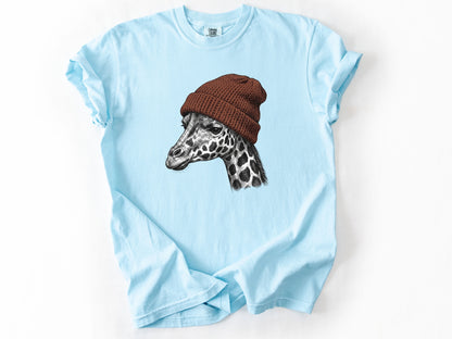 Giraffe in a hat Tee