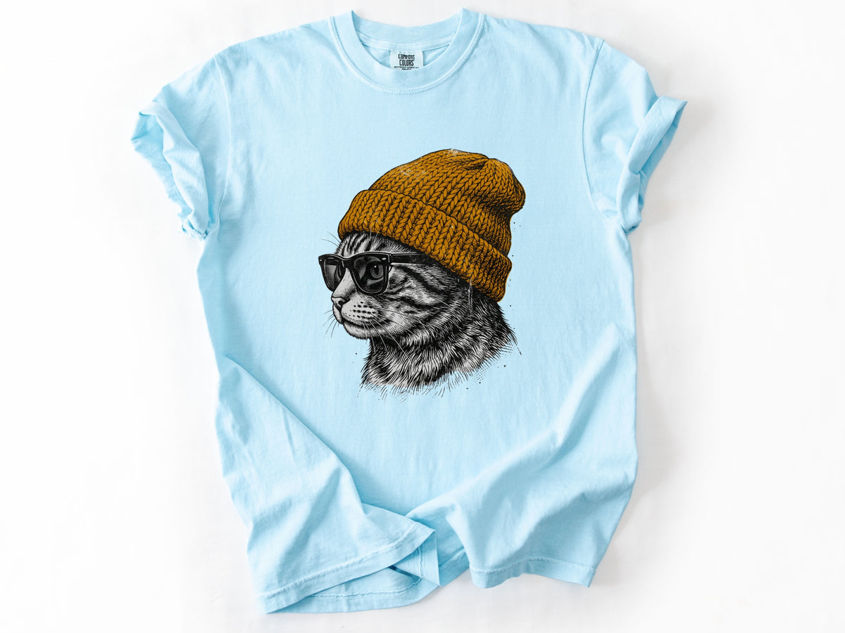 Cat in a hat Tee