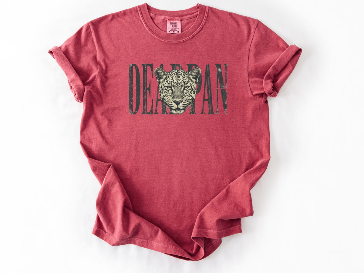 Deadpan leopard Tee