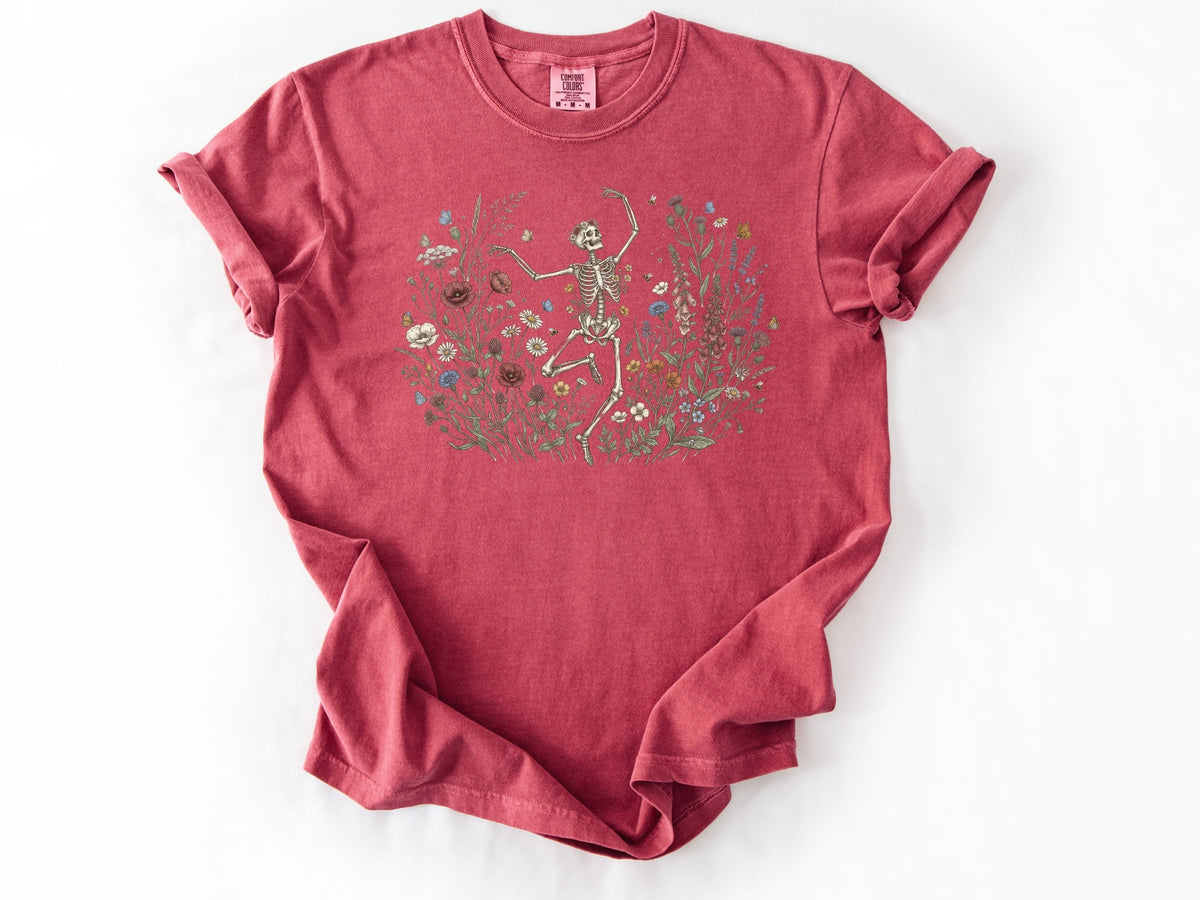 Wildflower skeleton Tee