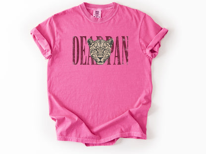 Deadpan leopard Tee