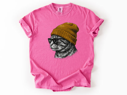 Cat in a hat Tee