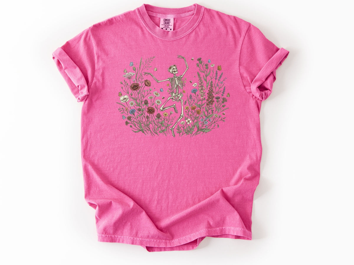 Wildflower skeleton Tee