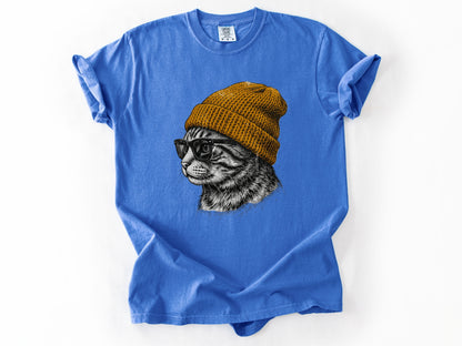 Cat in a hat Tee