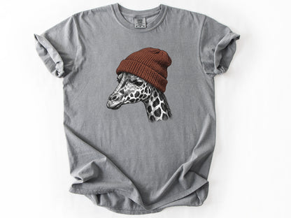 Giraffe in a hat Tee