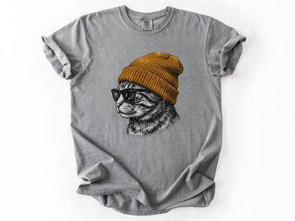 Cat in a hat Tee