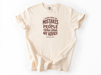 I learn from mistakes Tee