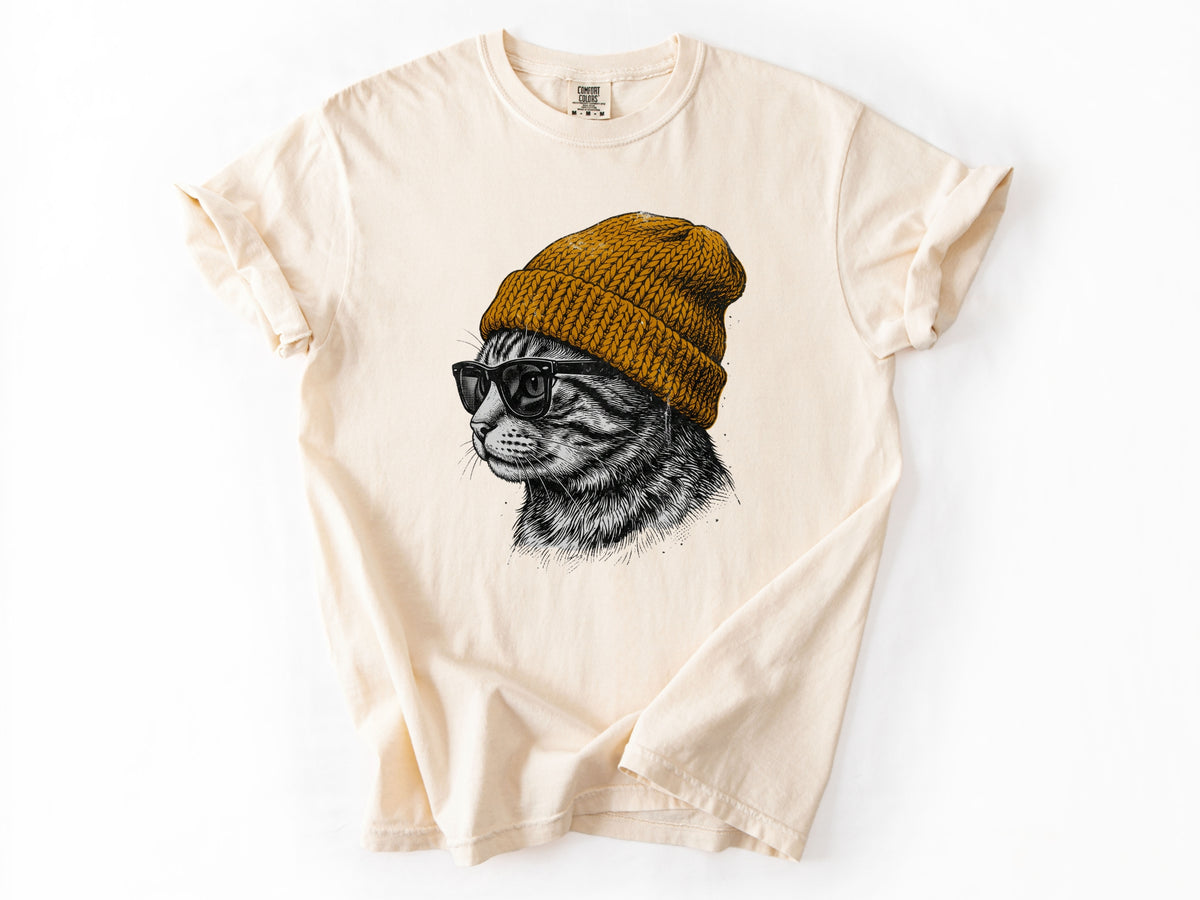 Cat in a hat Tee