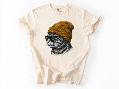 Cat in a hat Tee