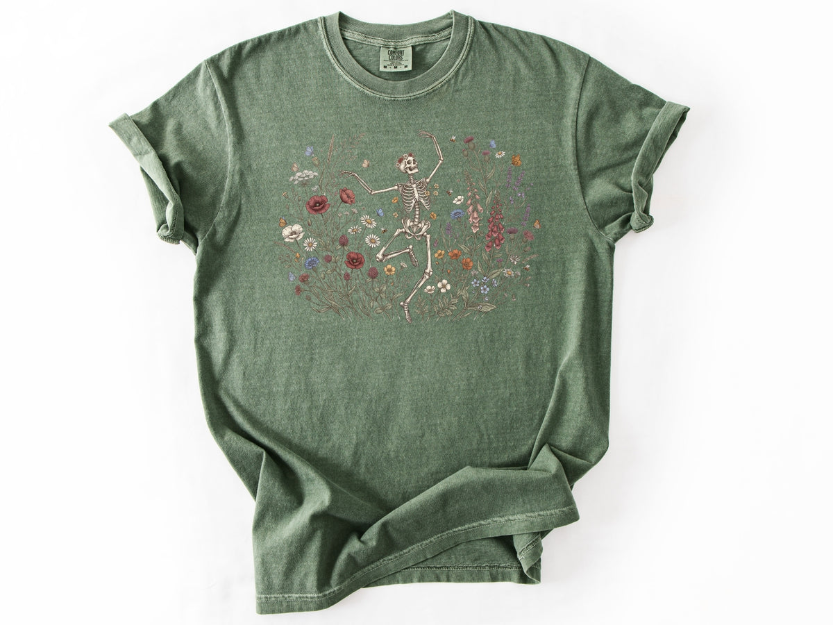 Wildflower skeleton Tee