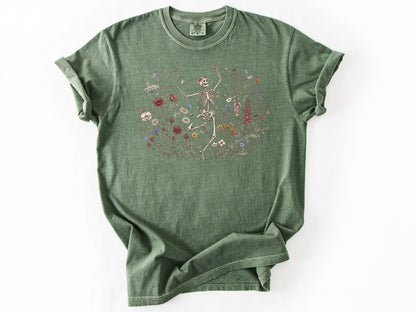 Wildflower skeleton Tee