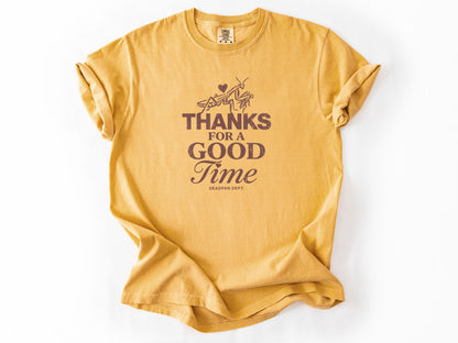 Thanks for a good time Tee