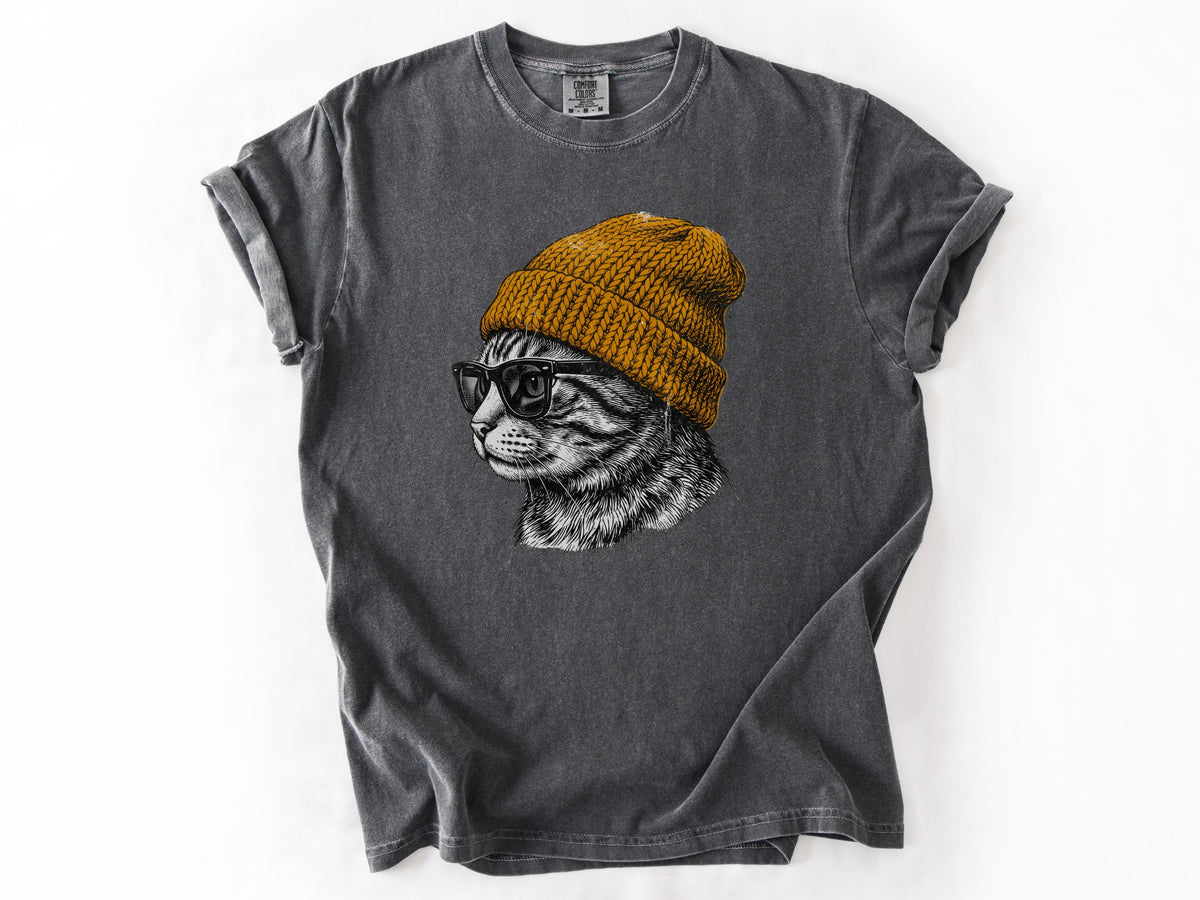 Cat in a hat Tee