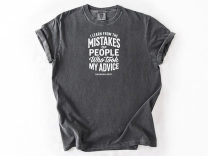 I learn from mistakes Tee