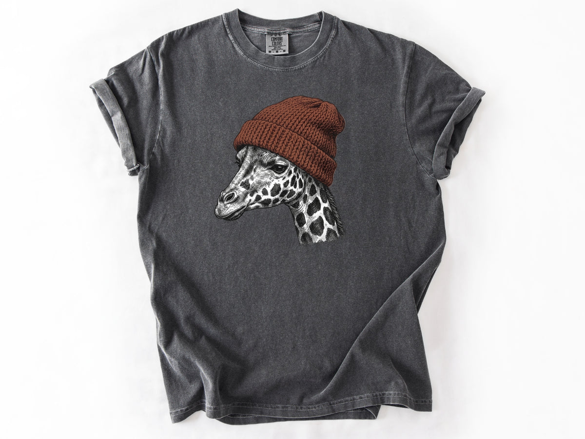 Giraffe in a hat Tee