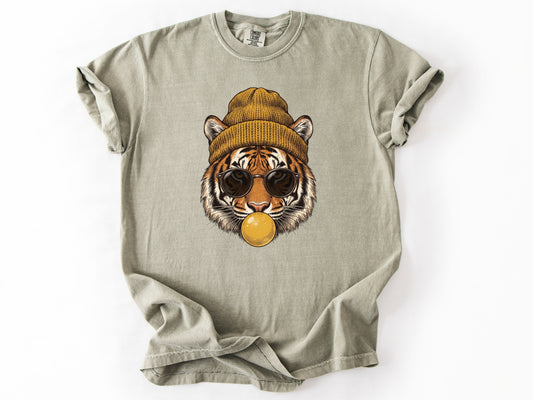 Tiger in a hat Tee