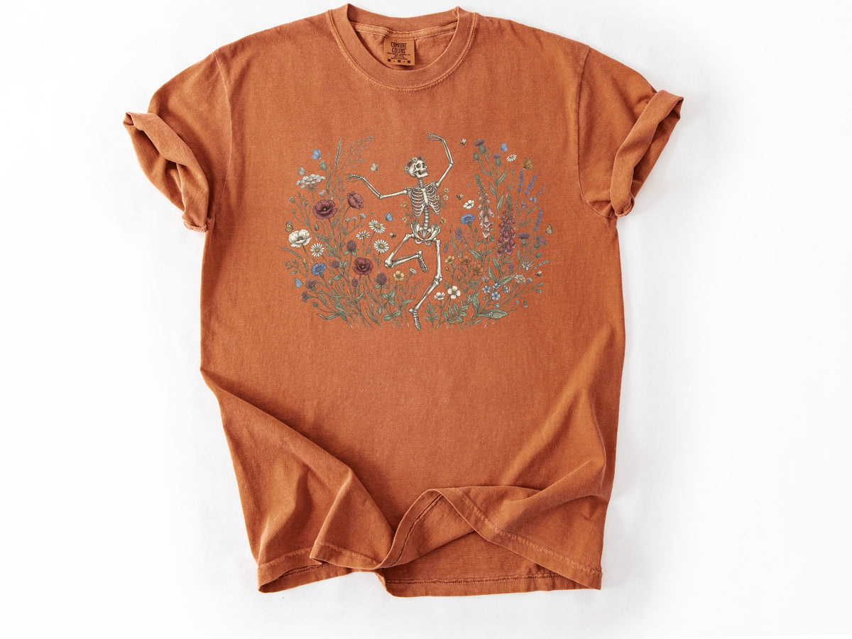 Wildflower skeleton Tee