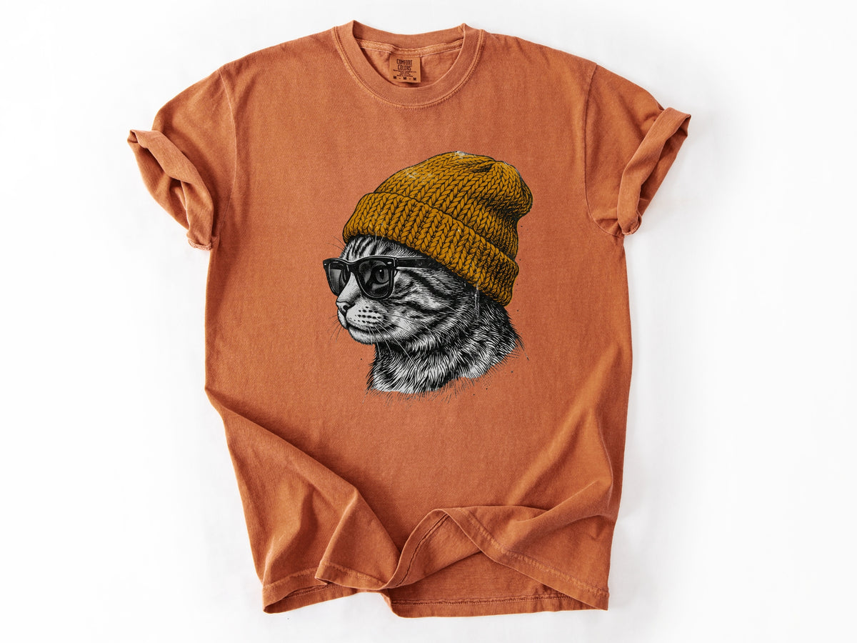 Cat in a hat Tee